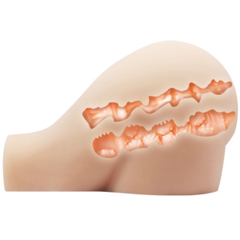 Masturbatore Maschile Realistico Crazy Bull — Vagina/Ano, Vibrante