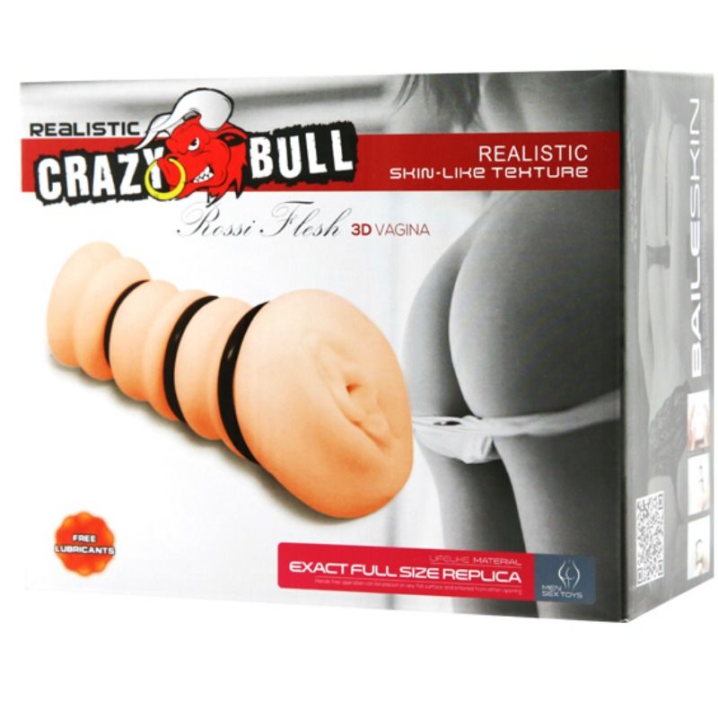 Masturbatore Maschile con Anelli Crazy Bull Vagina — Modello 2