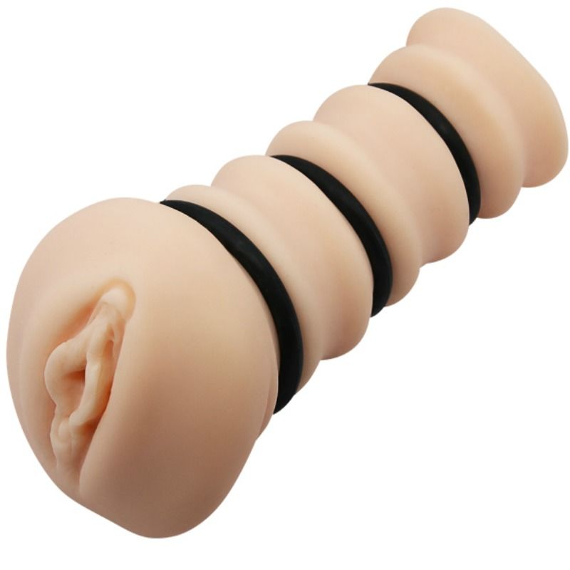 Masturbatore Maschile con Anelli Crazy Bull Vagina — Modello 2