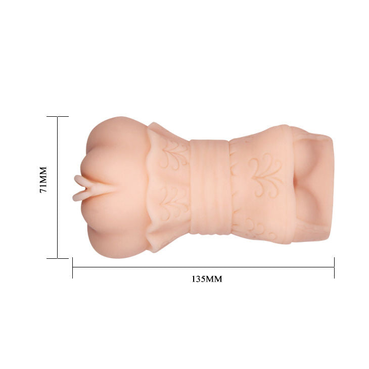 Masturbatore Maschile Vagina Autolubrificante Crazy Bull — Pelle Acqua
