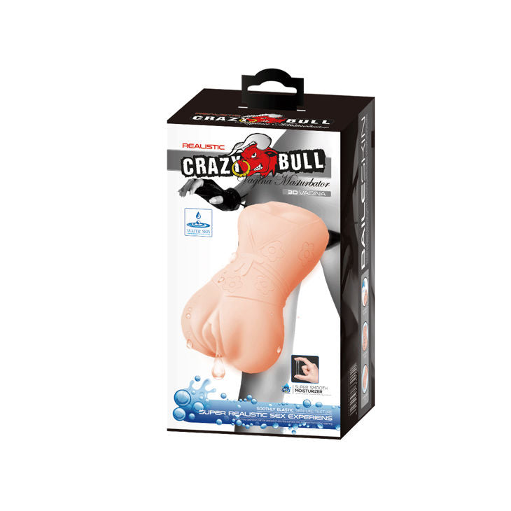 Masturbatore Maschile Vagina Crazy Bull Pelle Acqua — Modello 4