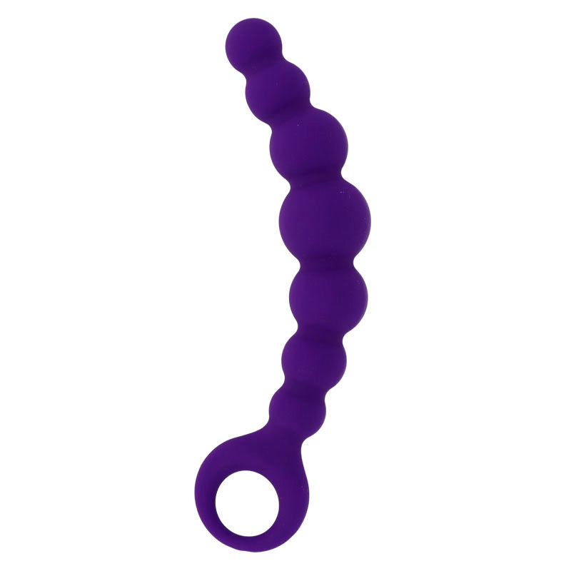 Plug Anale a Sfere Intense Anal Max — Silicone, Lilla