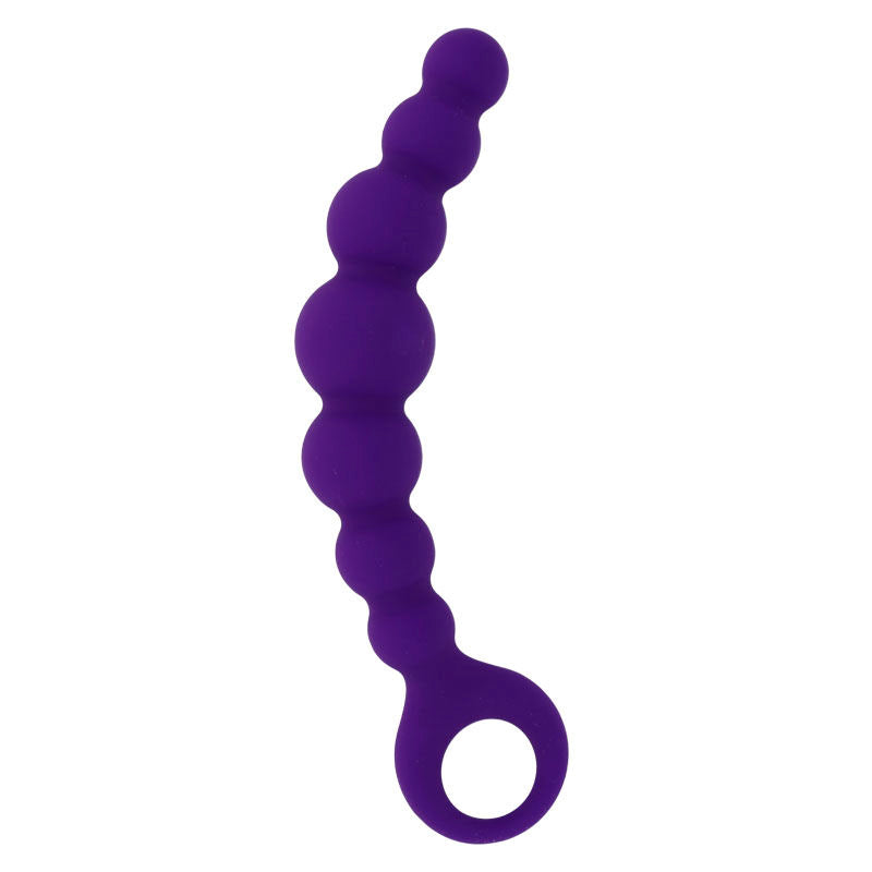 Plug Anale a Sfere Intense Anal Max — Silicone, Lilla
