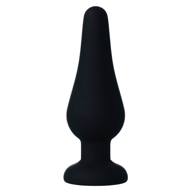 Plug Anale in Silicone Intense Pipo M — 11 cm, Nero