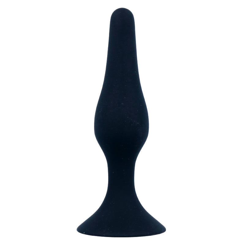Plug Anale in Silicone Intense Anal Level 2 — 11,5 cm, Nero
