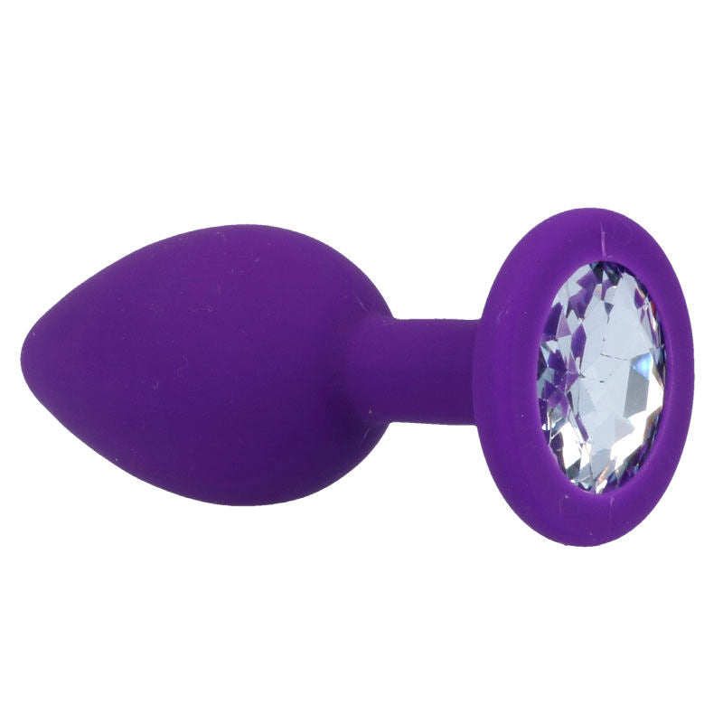 Plug Anale Intense Shelki S — Silicone, Lilla
