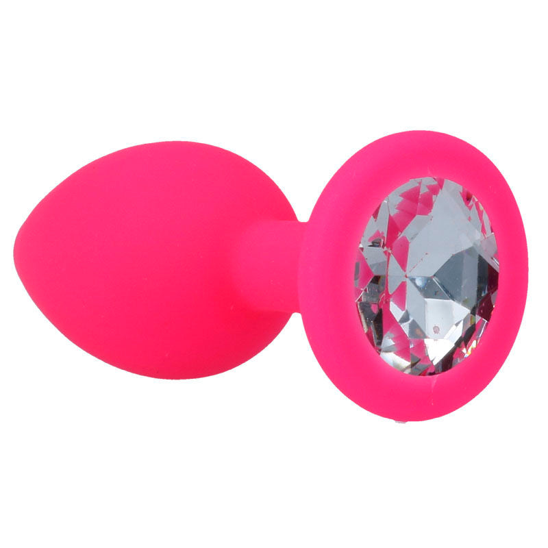 Plug Anale Intense Shelki S — Silicone, Fucsia