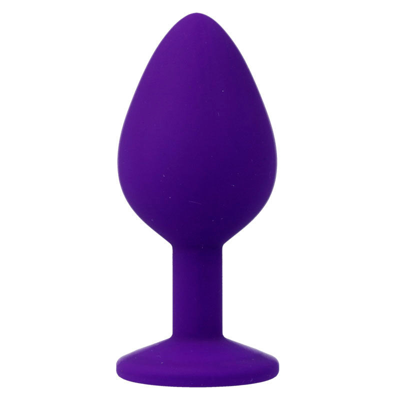 Plug Anale Intense Shelki M — Silicone, Lilla