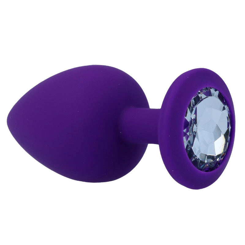 Plug Anale Intense Shelki L — Silicone, Lilla