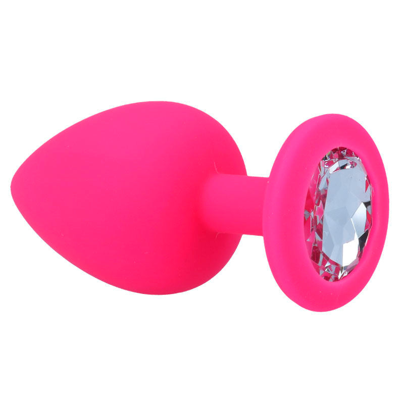 Plug Anale Intense Shelki L — Silicone, Fucsia