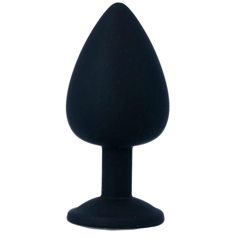 Plug Anale Intense Shelki L — Silicone, Nero