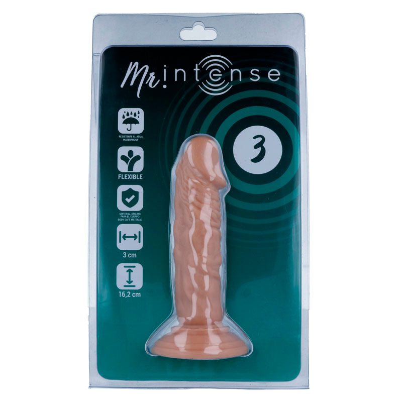 Dildo Realistico Mr. Intense — 16,2 x 3 cm, PVC Flessibile