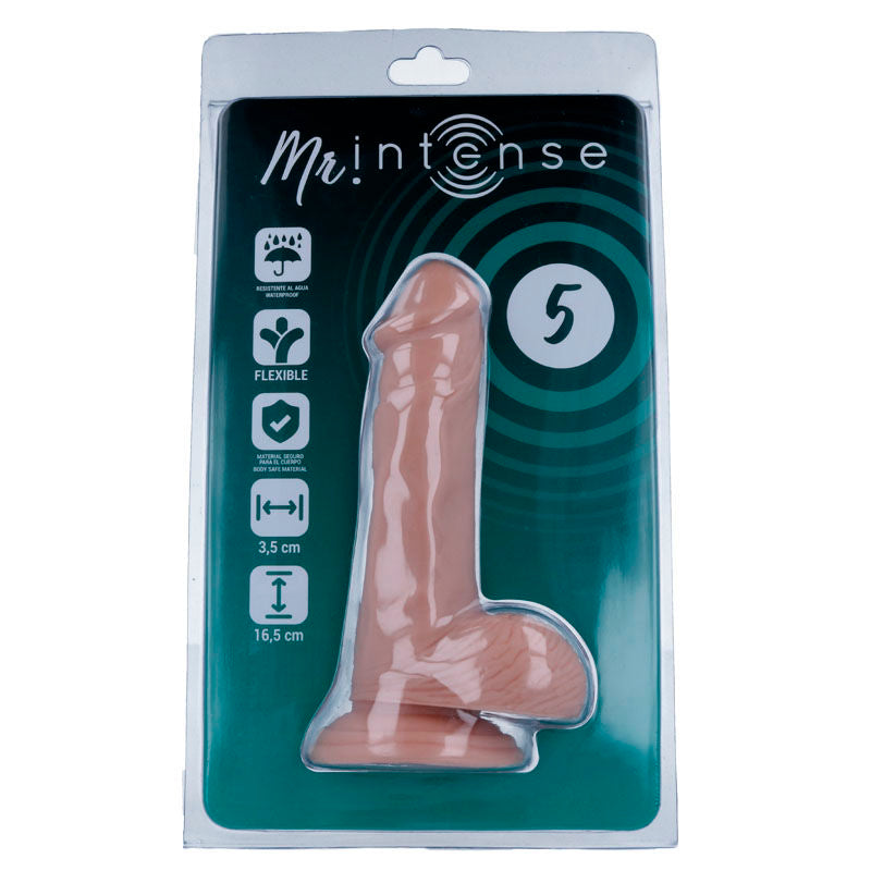 Dildo Realistico Mr. Intense n°5 — 16,5 x 3,5 cm