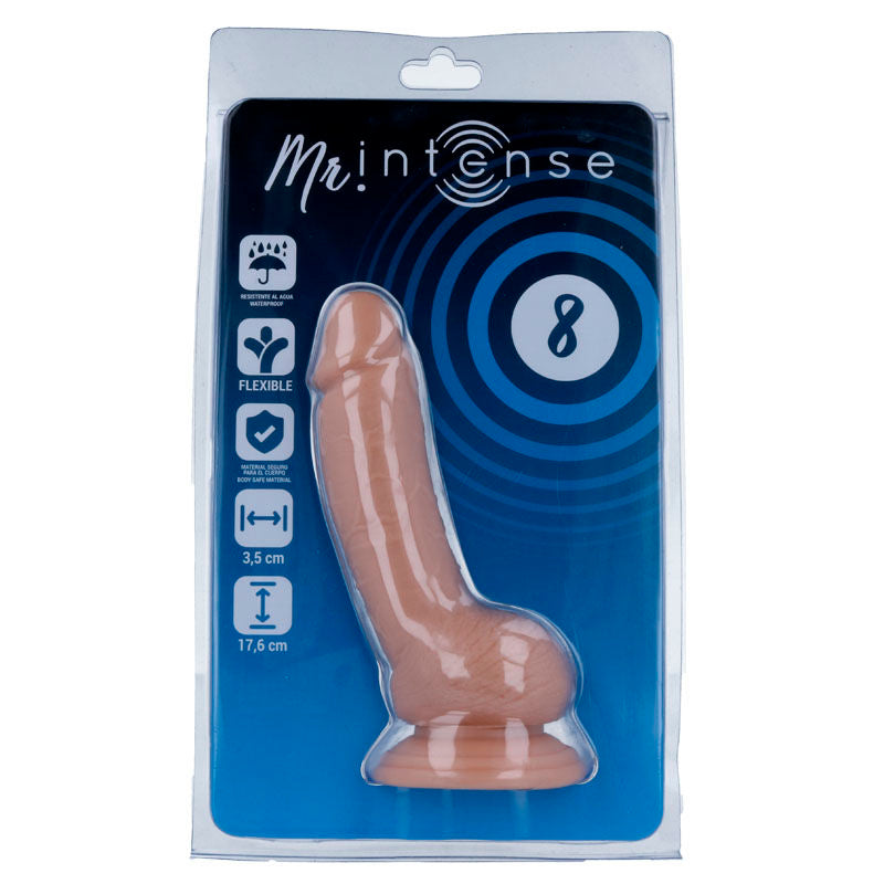 Dildo Realistico Mr. Intense n.8 — 17,6 x 3,5 cm