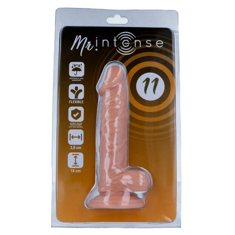 Dildo Realistico Mr. Intense — 18 cm x 3,8 cm