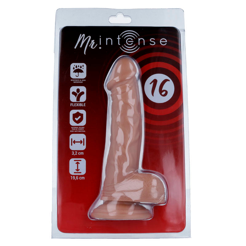 Dildo Realistico Mr. Intense 16 — 19,6 x 3,2 cm