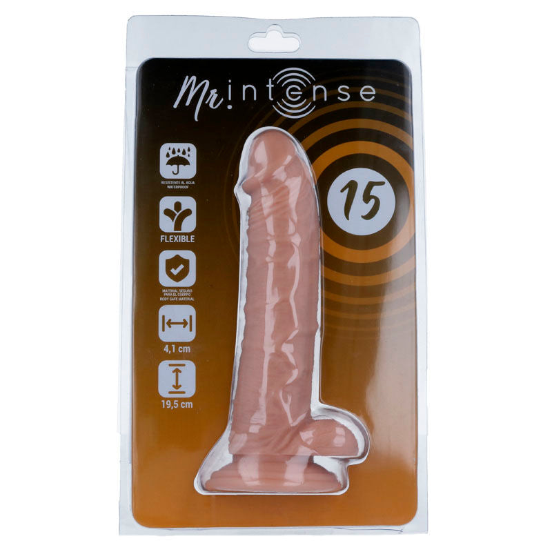 Dildo Realistico Mr. Intense 15 — 19.5 x 4.1 cm