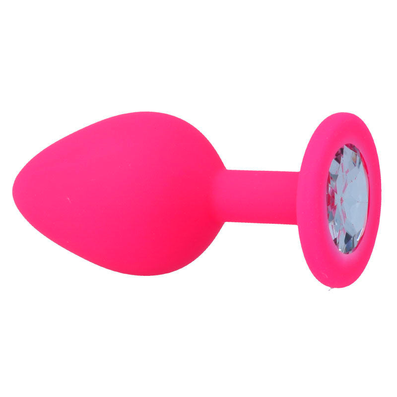 Plug Anale in Silicone Intense Shelki M — Fucsia