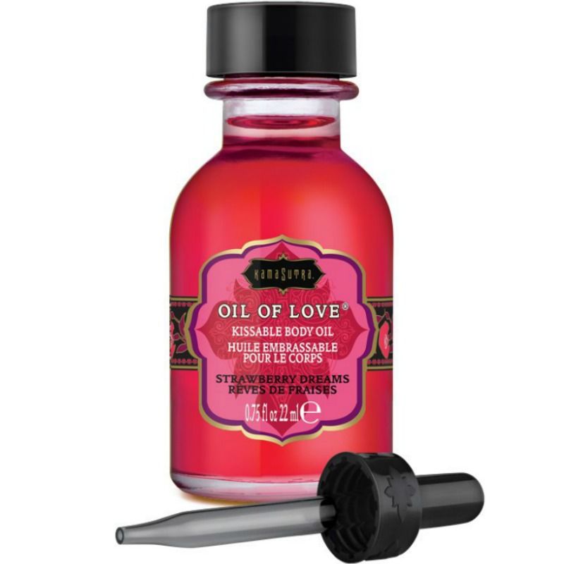 Olio da Massaggio Erotico Kamasutra Love Oil — Fragola 22 ml