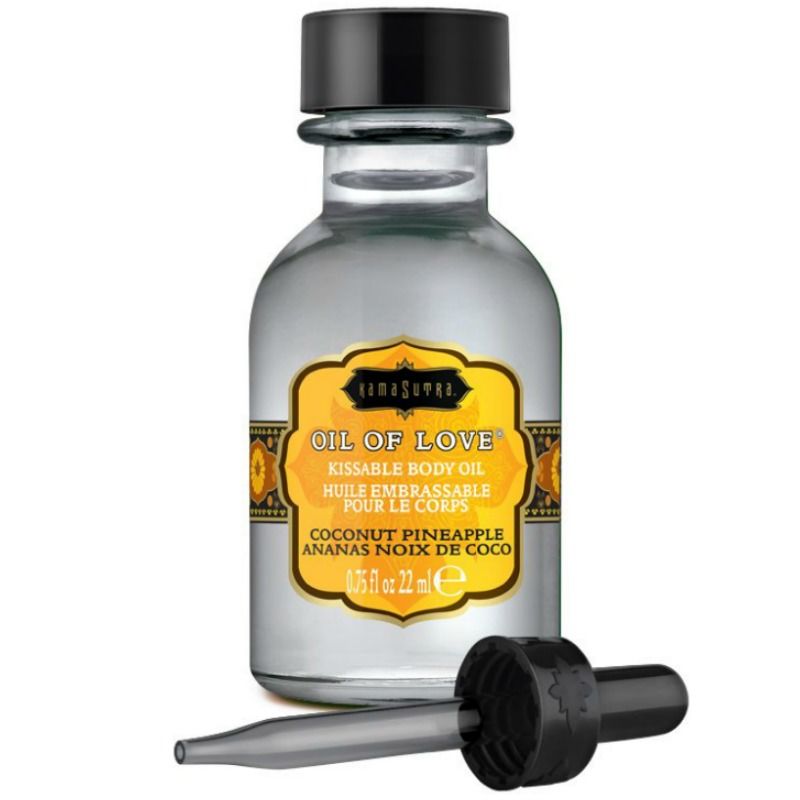 Olio da Massaggio Erotico Kamasutra Love Oil — Cocco e Ananas 22 ml