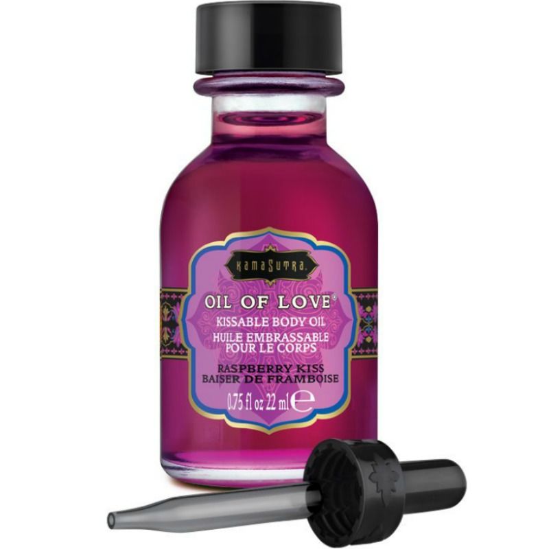 Olio da Massaggio Erotico Kamasutra Love Oil — Lampone 22 ml