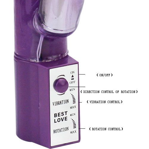 Vibratore Rabbit Rotante Baile Hot Lady II — TPE, Sfere Metalliche