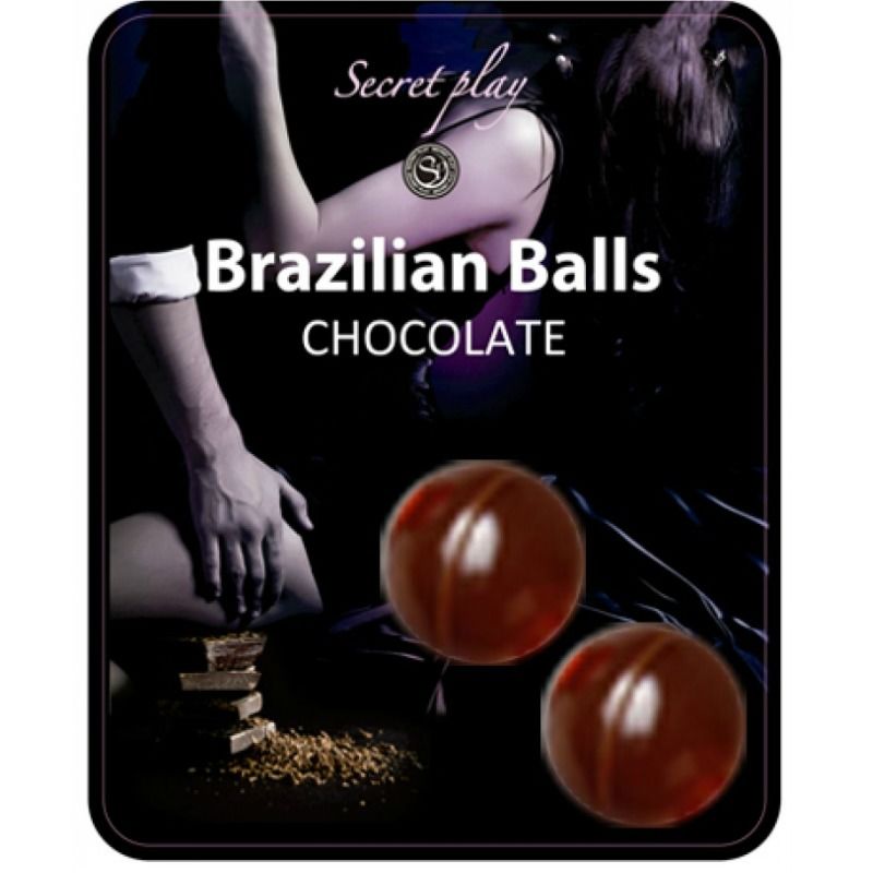 Palline Lubrificanti al Cioccolato Secretplay — 2 Pezzi