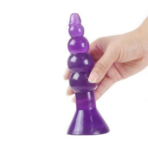 Plug Anale Ondulato Baile Climax Happens — Gelatina 17 cm