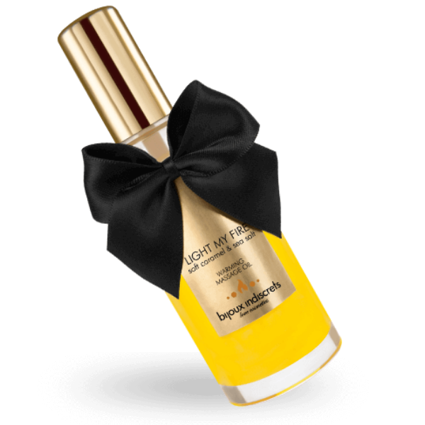 Olio da Massaggio Effetto Caldo Bijoux — Aroma Caramello 100 ml