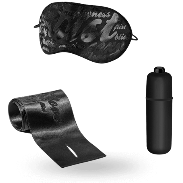 Kit Bondage con Vibratore Bijoux Indiscrets — Livello Viola
