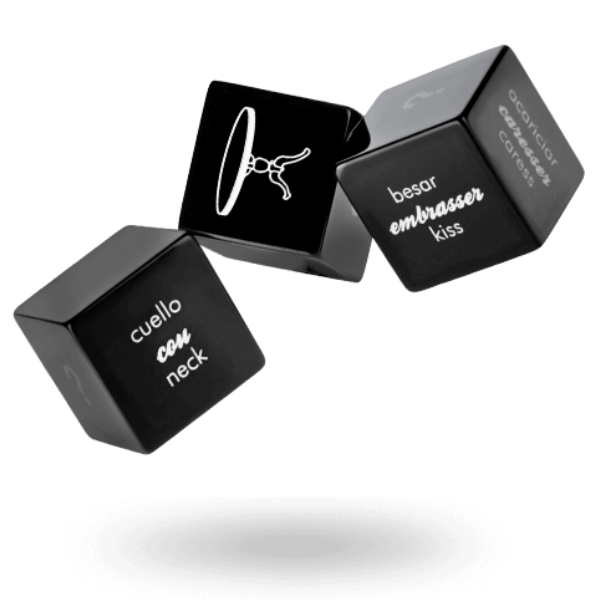 Gioco di Dadi Erotico Bijoux Les Petits Bonbons — 3 Dadi