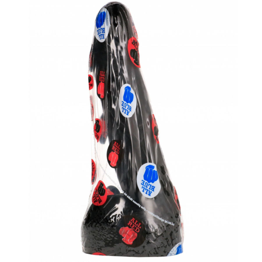 Dildo Fist Realistico All Black — 20 cm