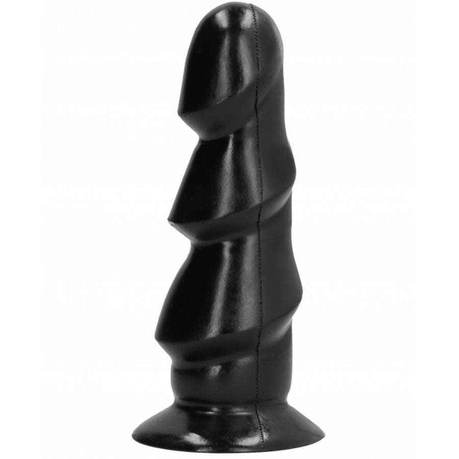 Dildo Anale a Sfere All Black — 17 cm