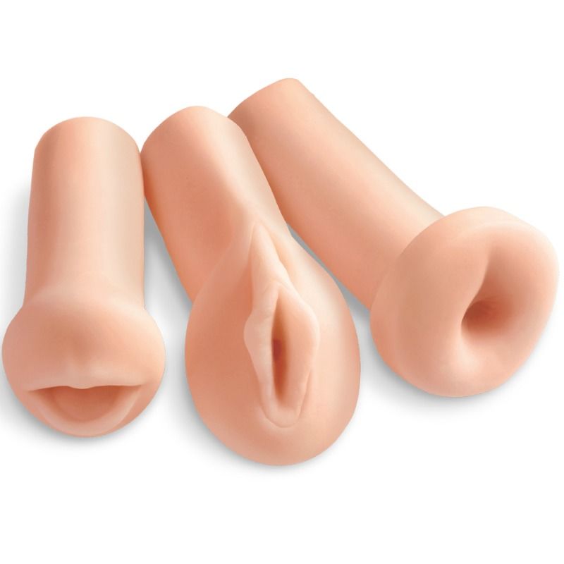 Kit Masturbatori 3 Fori Extreme Toyz — Fanta Flesh