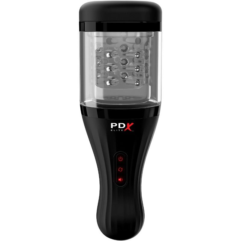 Masturbatore Maschile Rotante con Audio PDX Elite Talk Dirty