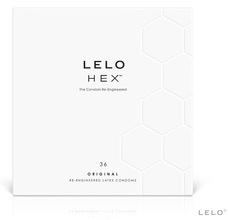 Preservativi in Lattice LELO Hex — 0,045 mm, 36 Unità