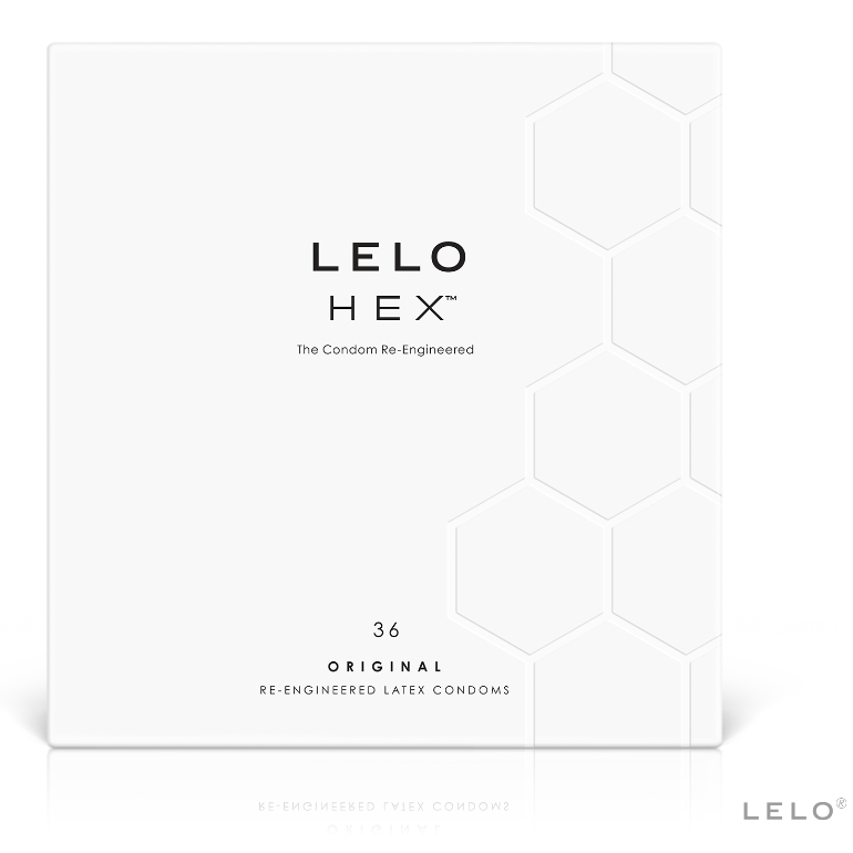 Preservativi in Lattice LELO Hex — 0,045 mm, 36 Unità