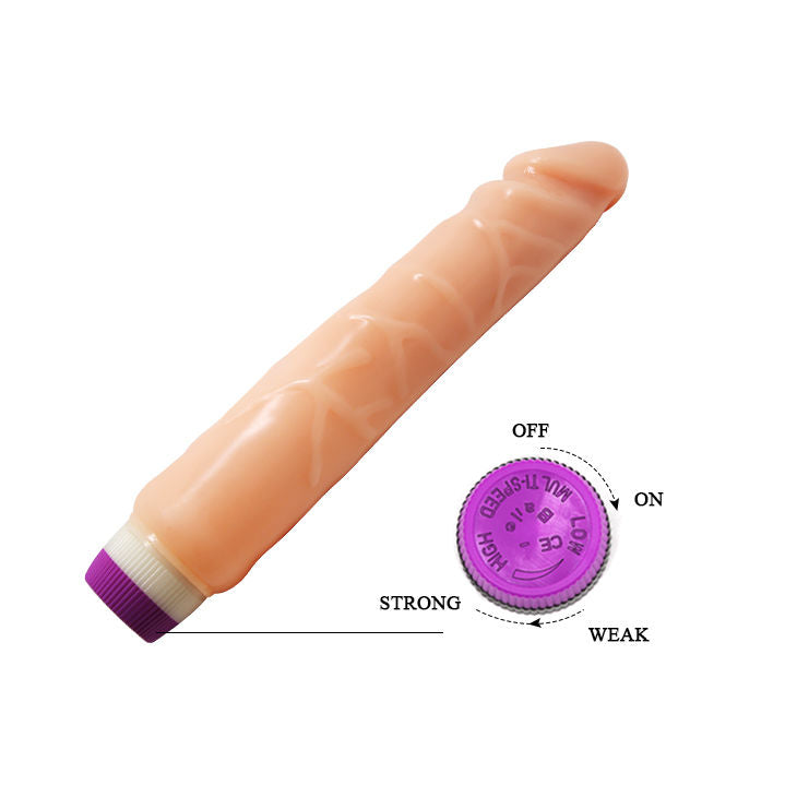Dildo Realistico Vibrante Baile — 25,5 cm, Naturale