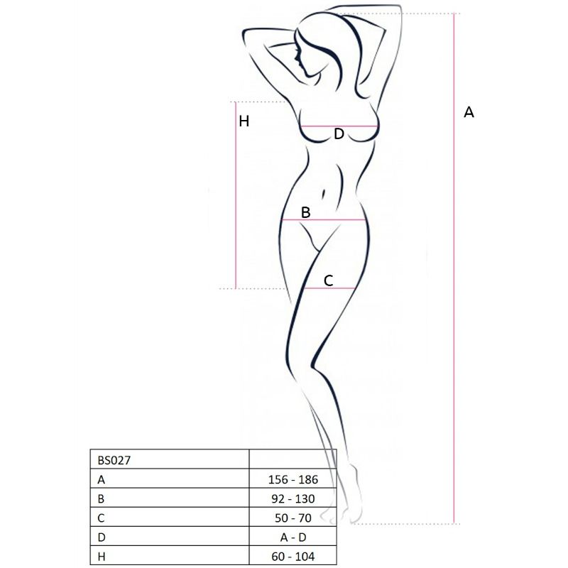 Body Erotico a Rete Passion BS027 — Stile Abito, Taglia Unica