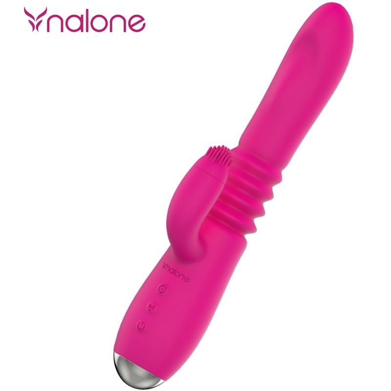 Vibratore Rabbit con Rotazione Nalone Idol Plus — Silicone
