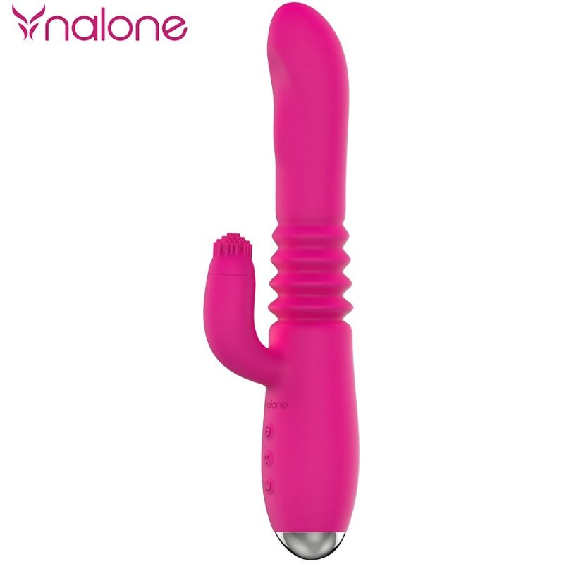 Vibratore Rabbit con Rotazione Nalone Idol Plus — Silicone