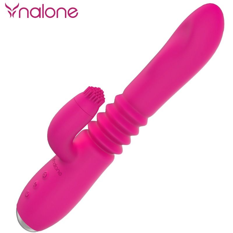 Vibratore Rabbit con Rotazione Nalone Idol Plus — Silicone