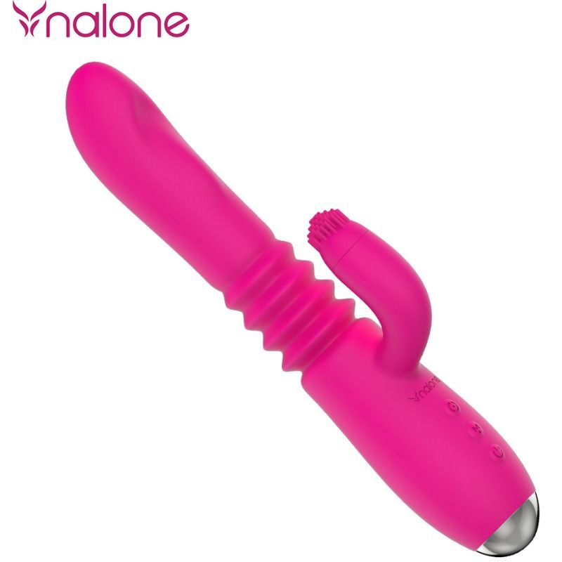Vibratore Rabbit con Rotazione Nalone Idol Plus — Silicone