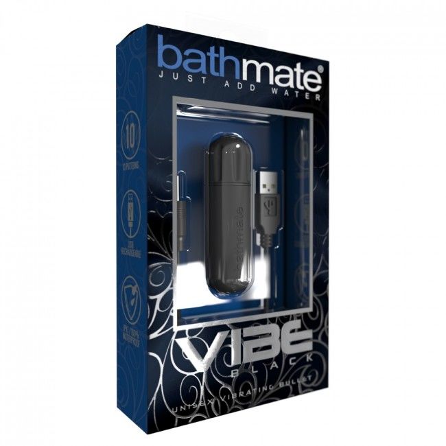 Vibratore Proiettile Clitoride Bathmate Vibe — Ricaricabile USB, 8 cm