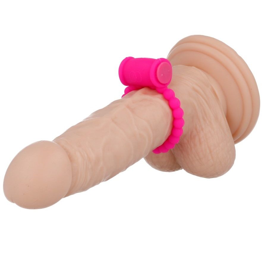 Anello Fallico Vibrante Casual Love Ring 25 — Silicone, Rosa