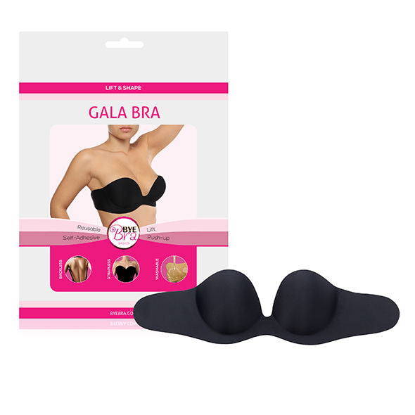 Reggiseno Push-Up Balconcino Bye-Bra Gala — Coppa C, Nero
