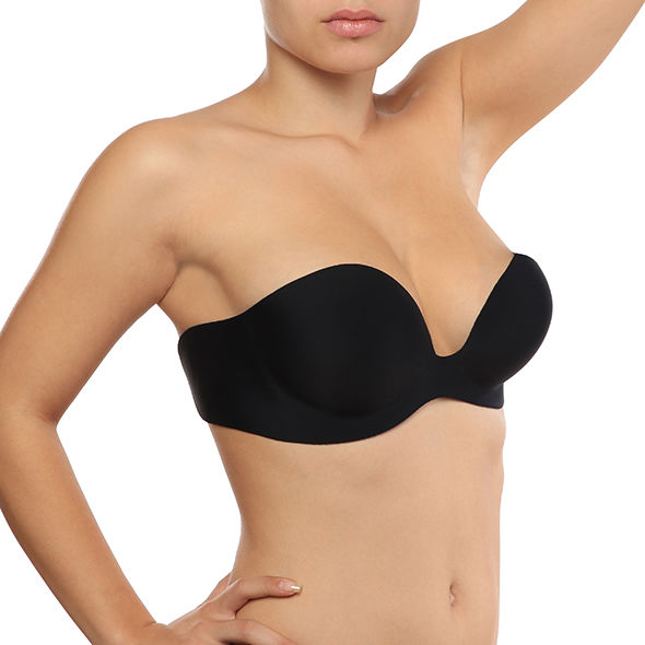 Reggiseno Push-Up Balconcino Bye-Bra Gala — Coppa C, Nero