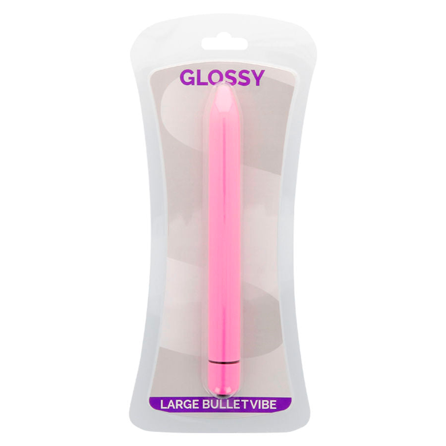 Vibratore Slim Glossy Brilliant — ABS, 16.5 cm