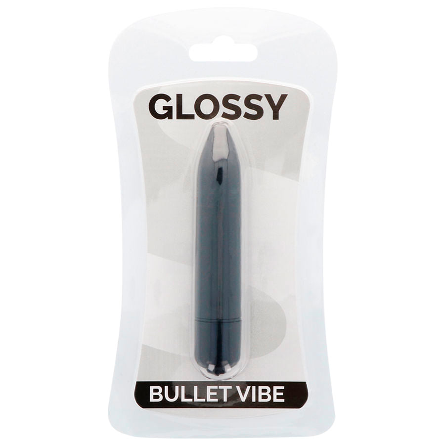 Vibratore Sottile Glossy Nero Vibe — ABS, 17.500 giri/min