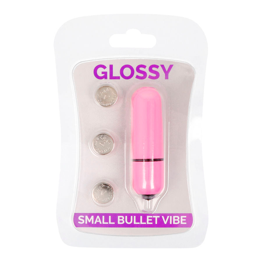 Uovo Vibrante Tascabile Glossy Small Bullet — Rosa, 58 mm